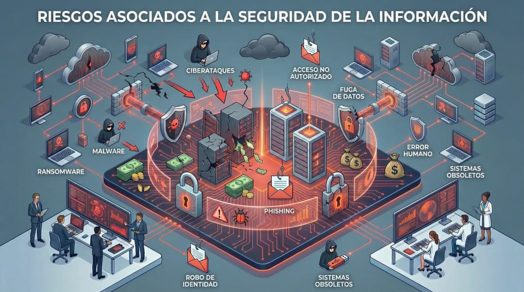 Riesgos asociados a la seguridad de la información